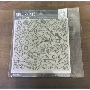 Hero Arts Crafting Tools 6x6 Cling Stamp Background